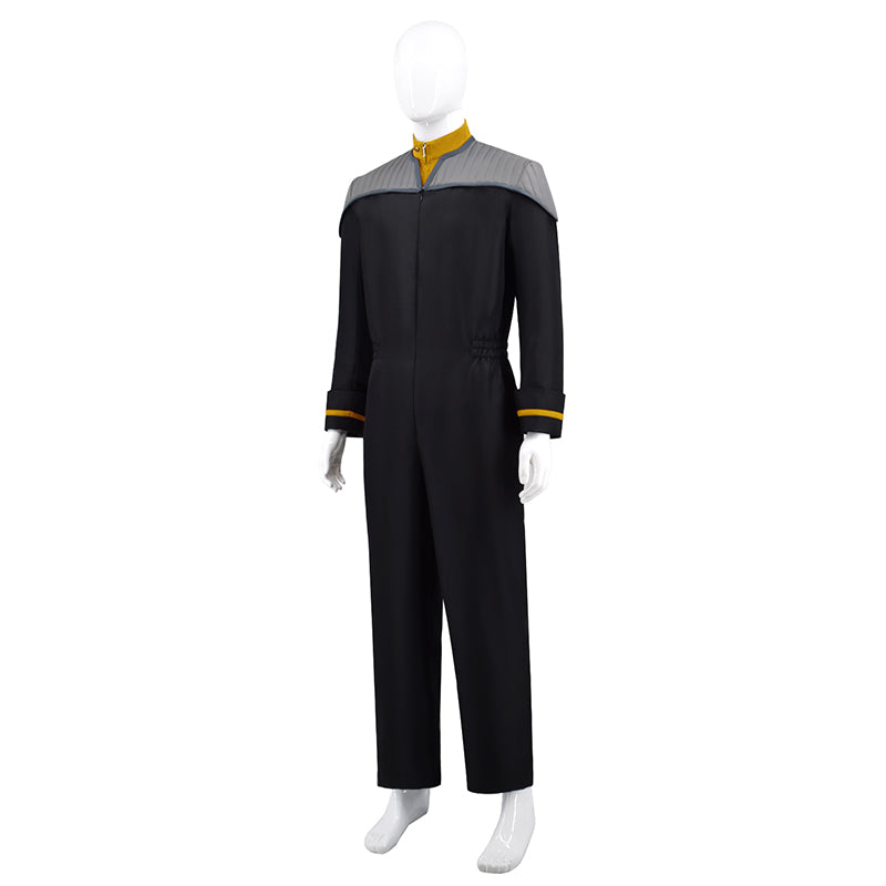 Star Trek: Resurgence Cosplay Costume Starfleet Commander Uniform Halloween Outfit Yellow Shirt Version - Image 3