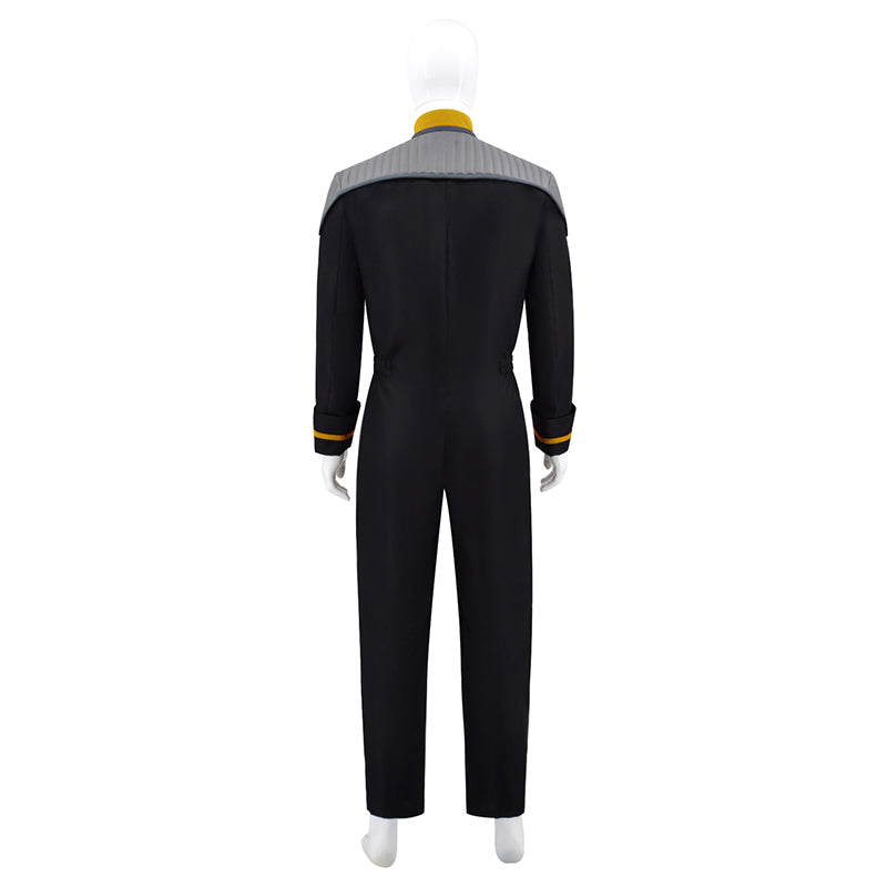Star Trek: Resurgence Cosplay Costume Starfleet Commander Uniform Halloween Outfit Yellow Shirt Version - Image 5