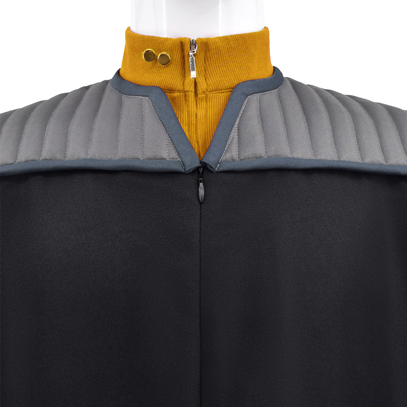 Star Trek: Resurgence Cosplay Costume Starfleet Commander Uniform Halloween Outfit Yellow Shirt Version - Image 9