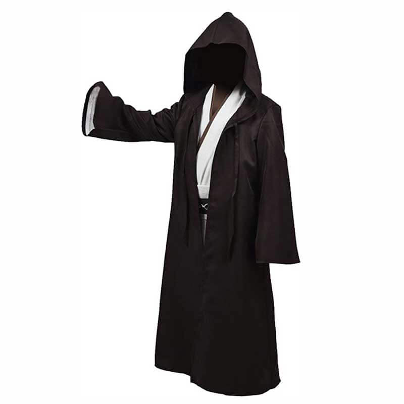 Kids Star Wars Costumes Children Tunic Robes Outfit Hooded Cloak for Halloween Party - Image 4