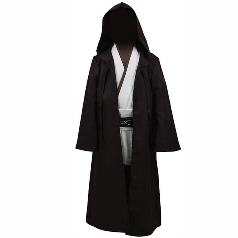 Kids Star Wars Costumes Children Tunic Robes Outfit Hooded Cloak for Halloween Party - Image 3