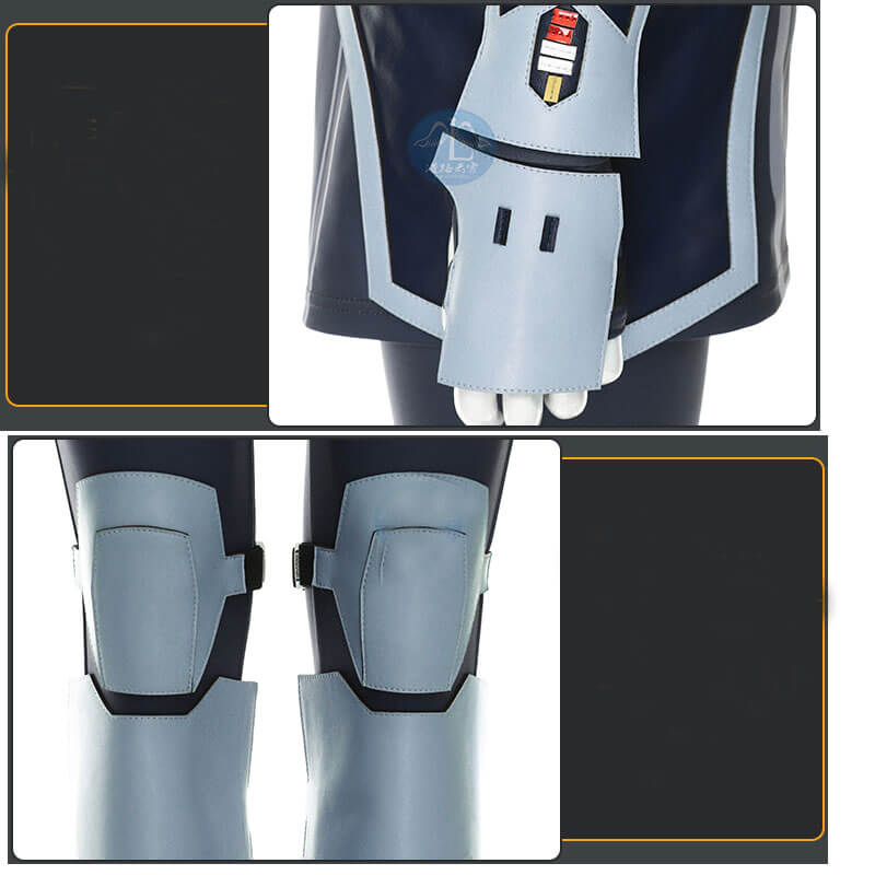 Star Wars The Clone Wars Ahsoka Tano Cosplay Costume Full Set Outfit - Image 6