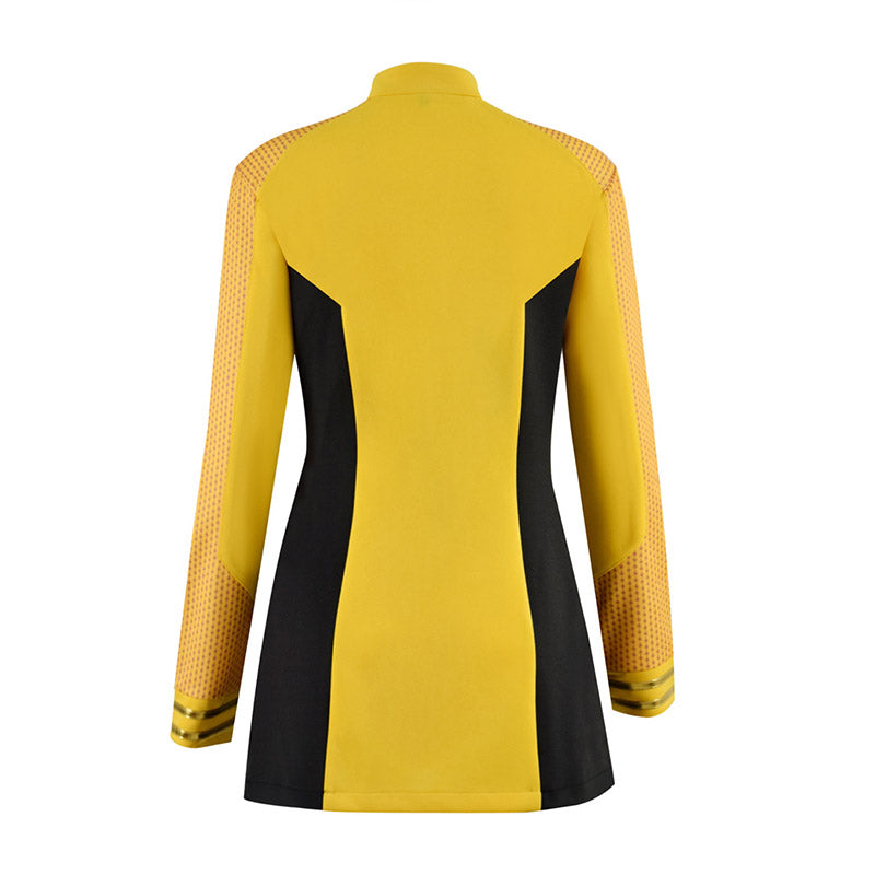 Star Trek Strange New Worlds Costume Number One Una Chin-riley Cosplay Yellow Starfleet Uniforms Dress - Image 2