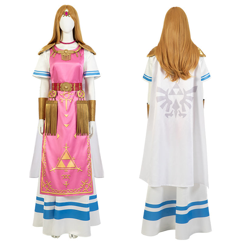 SSBM Princess Zelda Cosplay Super Smash Bros. Melee Zelda Costume Halloween Carnival Suit - Image 4