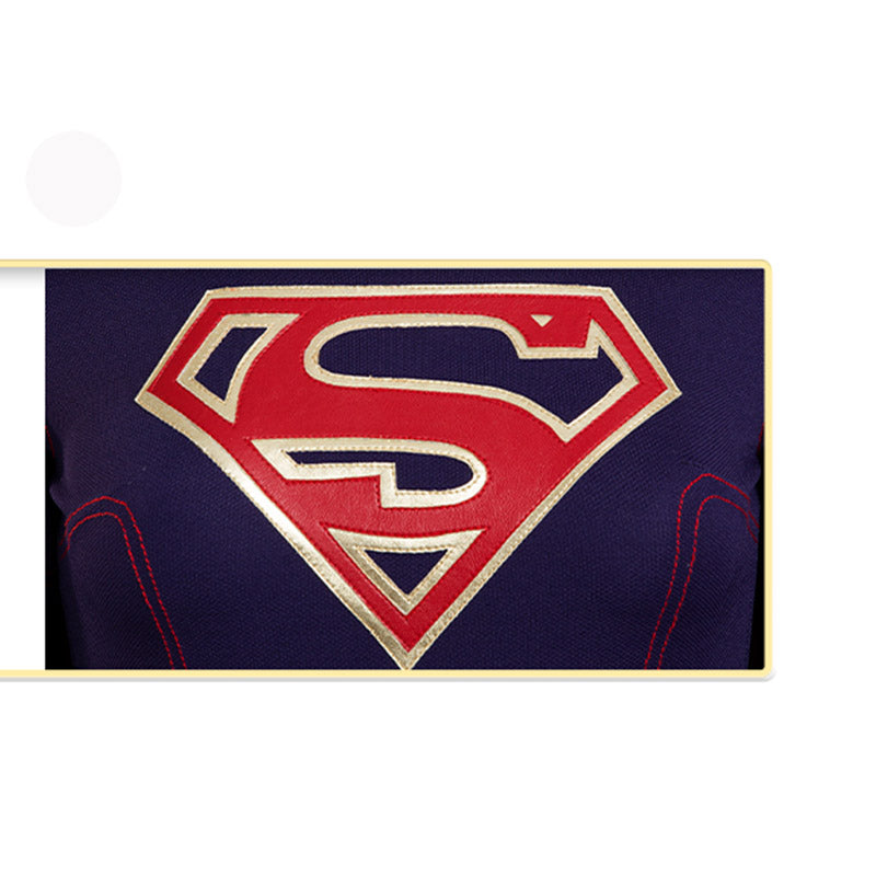 Supergirl Costume Kara Zor-El Kara Kent Cosplay Superhero Jumpsuit Women With Cloak - Image 6