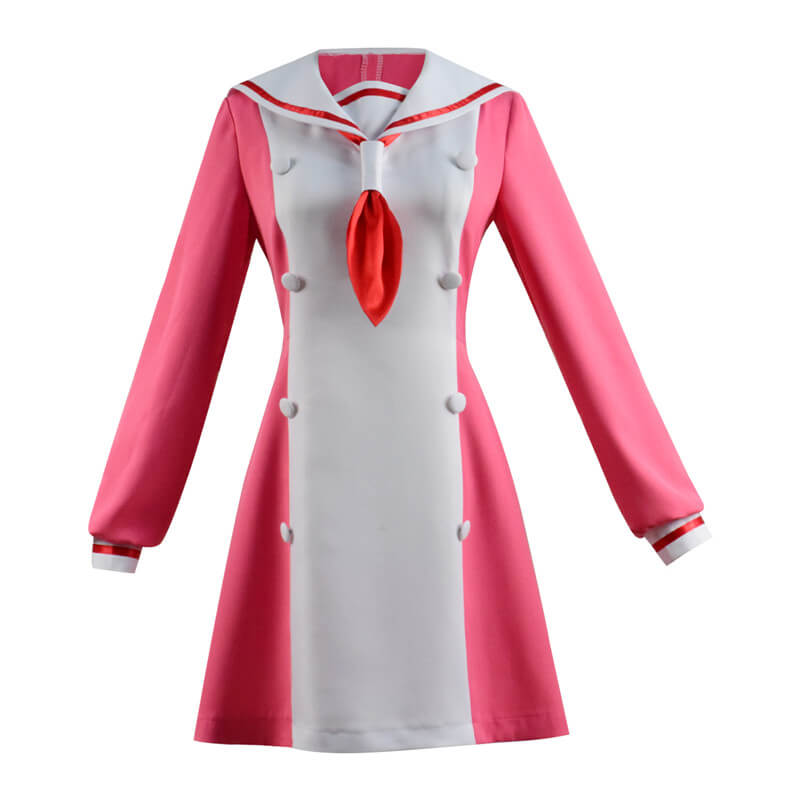 Muno na Nana Talentless Nana Nana Hiiragi Cosplay Costume Pink Dress School Uniform - Image 2