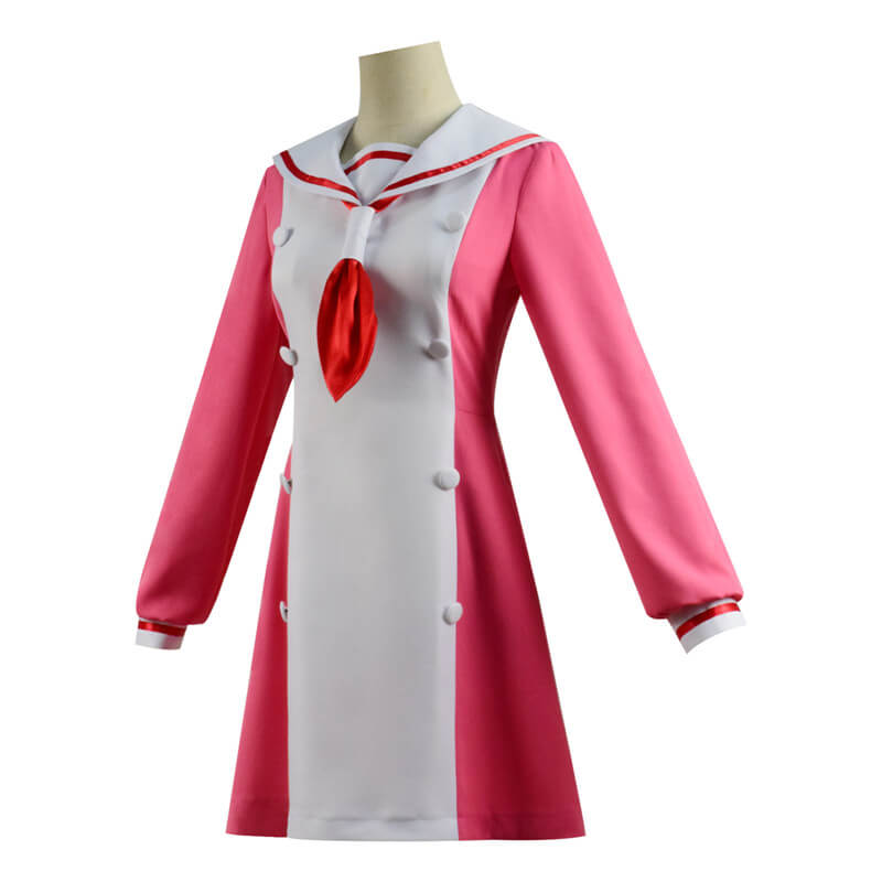 Muno na Nana Talentless Nana Nana Hiiragi Cosplay Costume Pink Dress School Uniform - Image 3