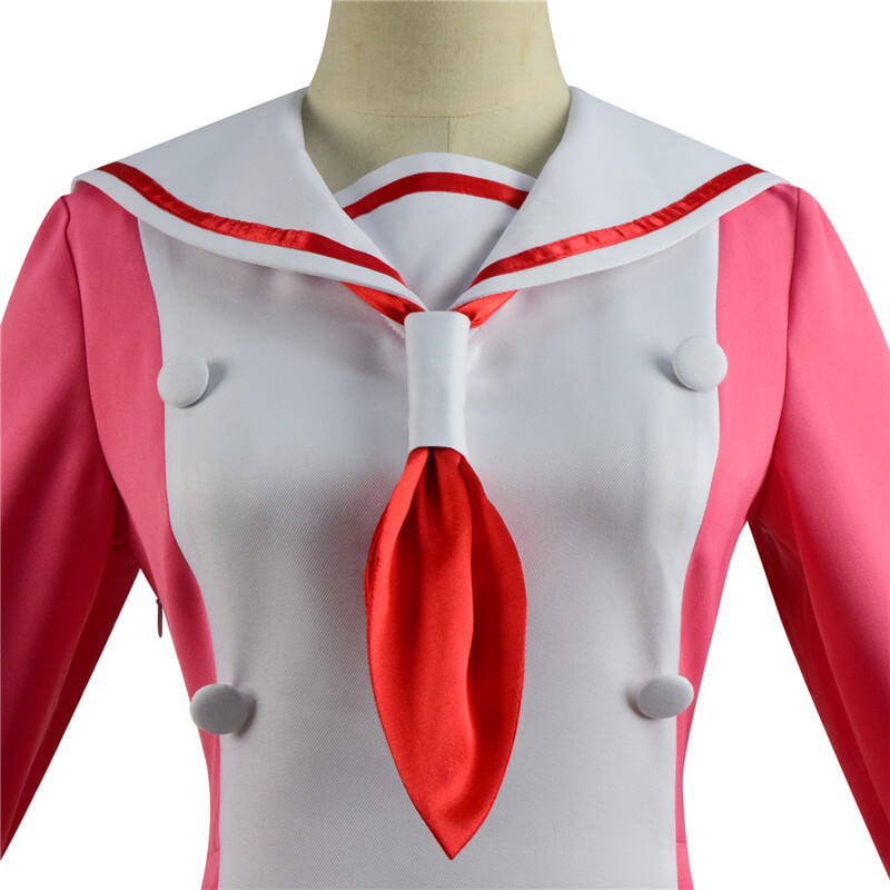 Muno na Nana Talentless Nana Nana Hiiragi Cosplay Costume Pink Dress School Uniform - Image 7