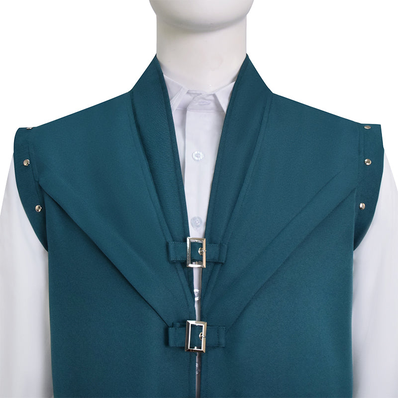 Prince Tangled Cosplay Flynn Rider Costume Vest Shirt Outfit Halloween Carnival Suit - Image 7