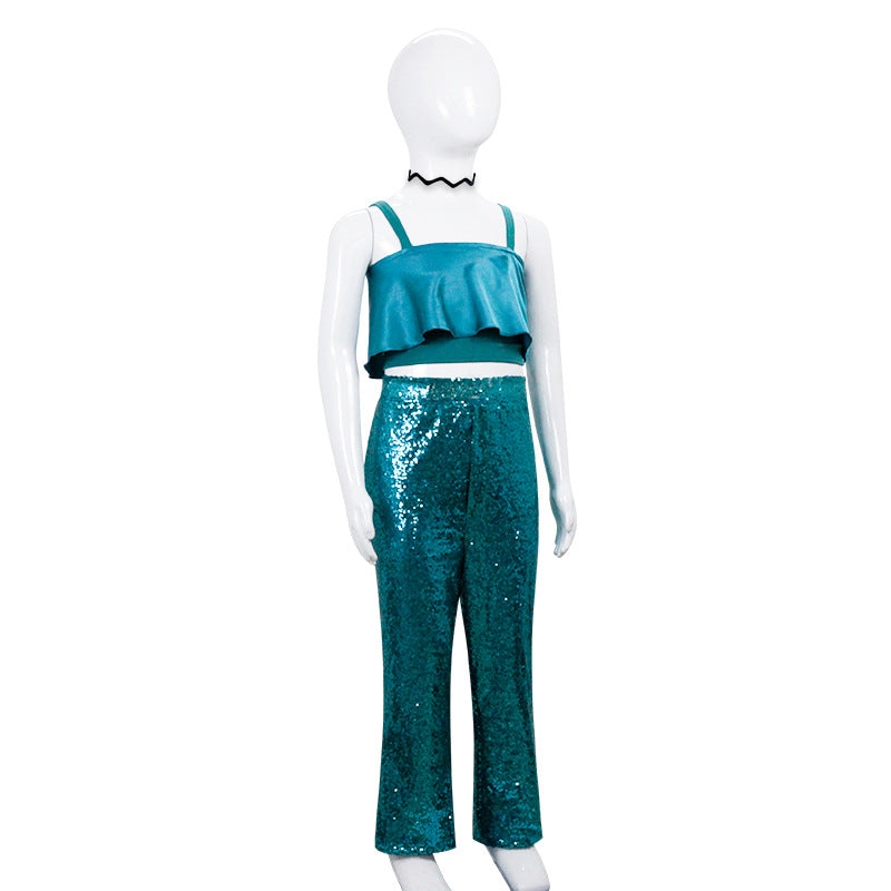Ruby Gillman Teenage Kraken Cosplay Costume Girls Vest Pants Halloween Performance Suit - Image 5