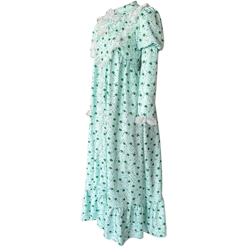 The Exorcist Regan Cosplay Costume Regan MacNeil Green Dress Halloween Carnival Suit - Image 4