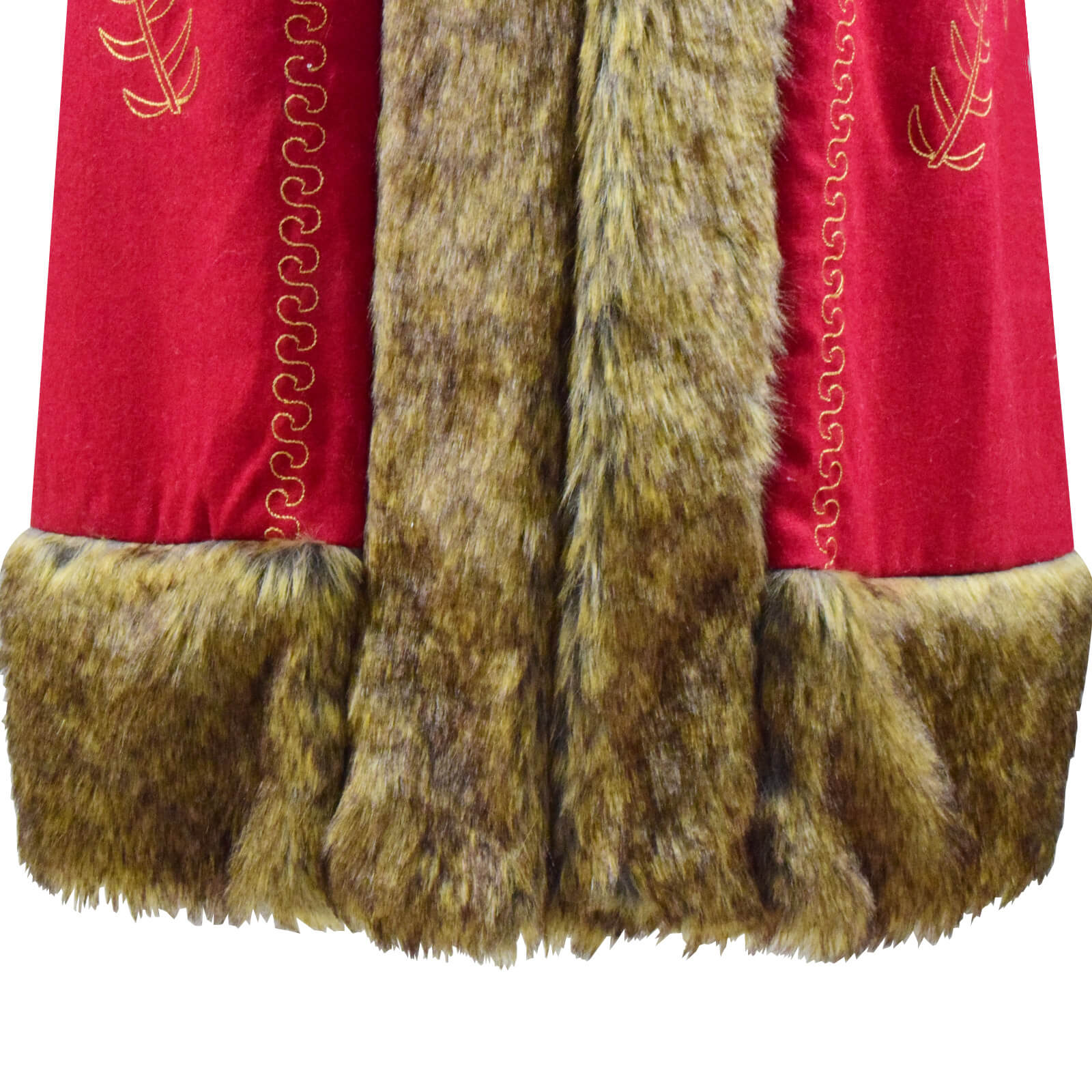 The Christmas Chronicles 2 Mrs. Claus Cosplay Costume Red Wool Long Coat Outfit - Image 11