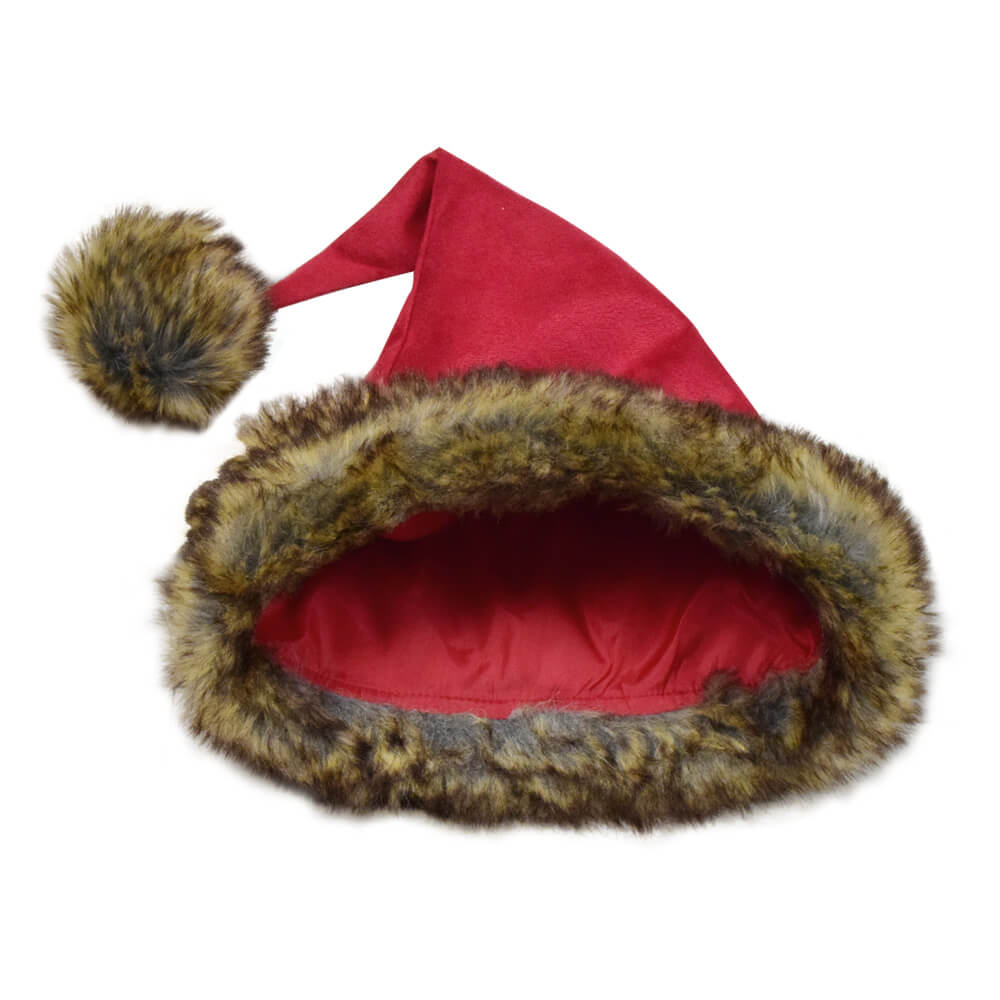 The Christmas Chronicles Santa Claus Cosplay Costume Red Shearling Coat Outfit Deluxe Version For Sale - Image 11