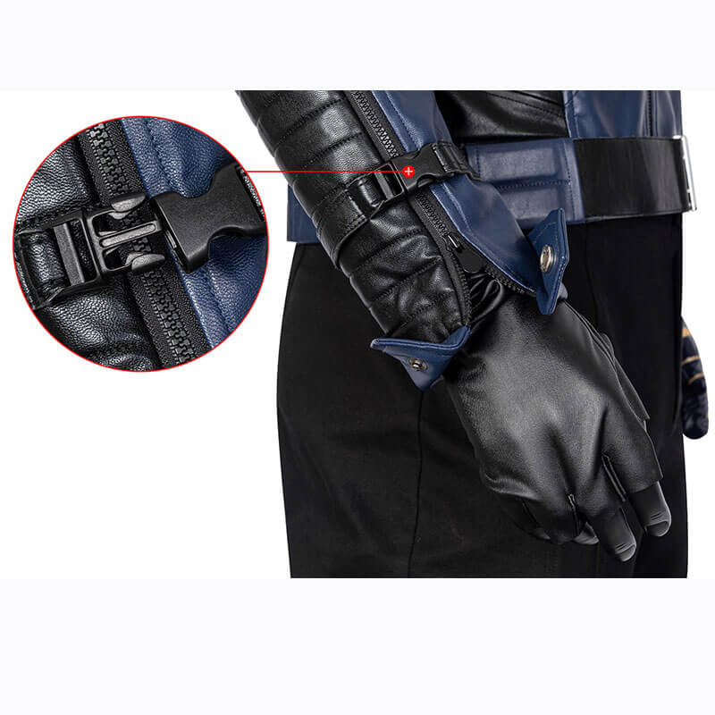 The Falcon And The Winter Soldier Bucky Barnes Cosplay Costume For Sale - Image 12