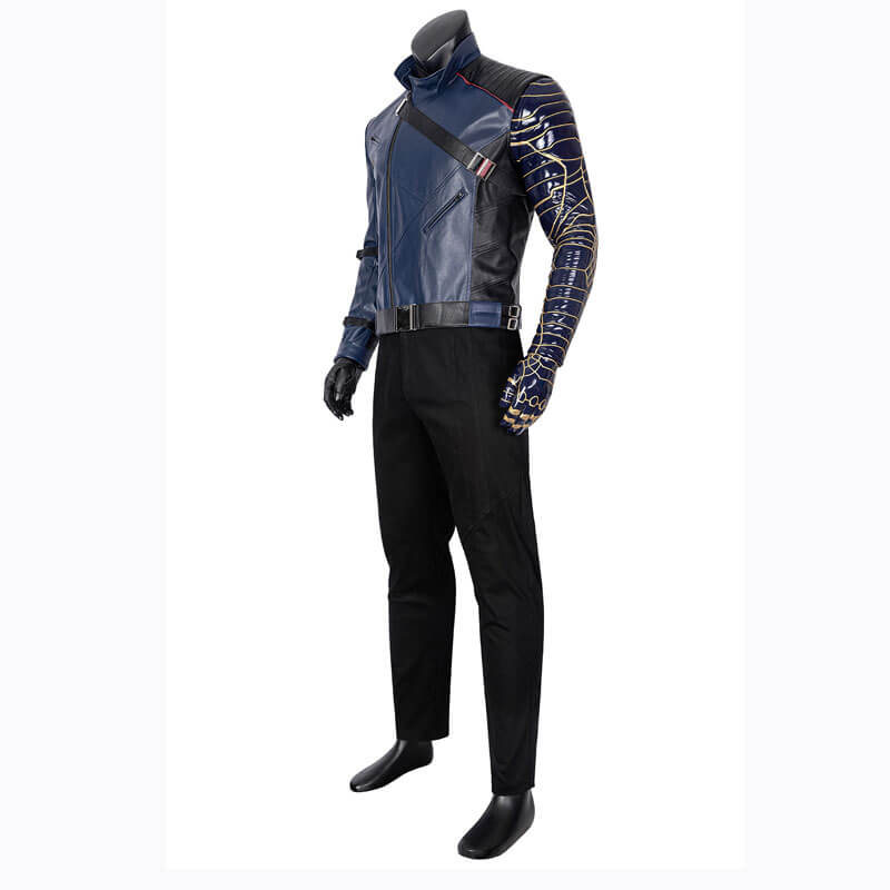 The Falcon And The Winter Soldier Bucky Barnes Cosplay Costume For Sale - Image 3