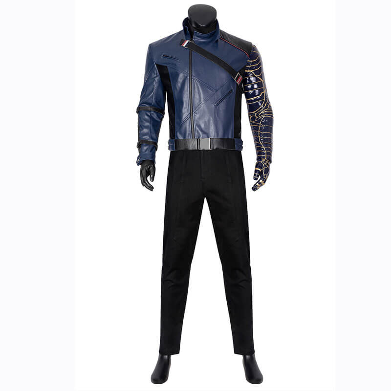 The Falcon And The Winter Soldier Bucky Barnes Cosplay Costume For Sale - Image 8