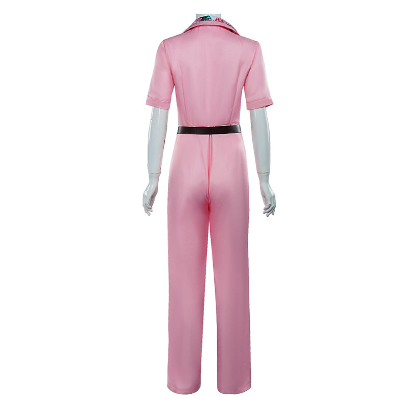 Jody Moreno Cosplay The Fall Guy Costume Pink Jumpsuit Halloween Carnival Suit - Image 3