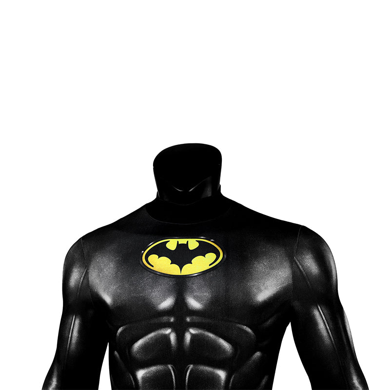The Flash Batman Cosplay Costume Superhero Bruce Wayne Jumpsuit Cape Mask Halloween Suit - Image 10