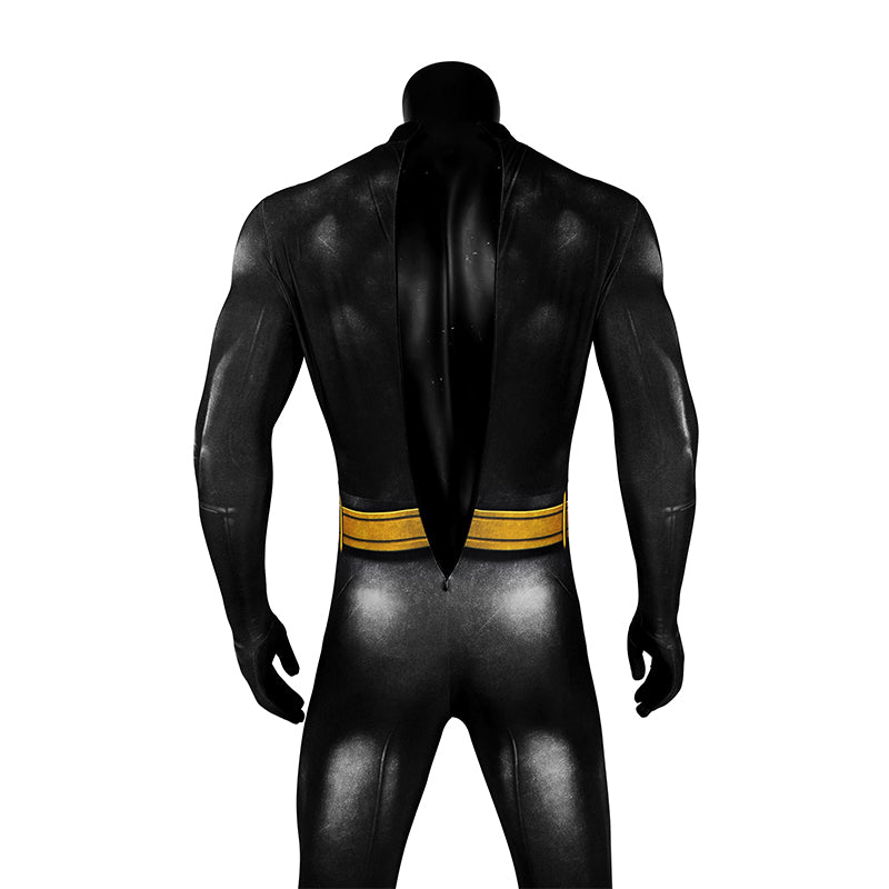 The Flash Batman Cosplay Costume Superhero Bruce Wayne Jumpsuit Cape Mask Halloween Suit - Image 7