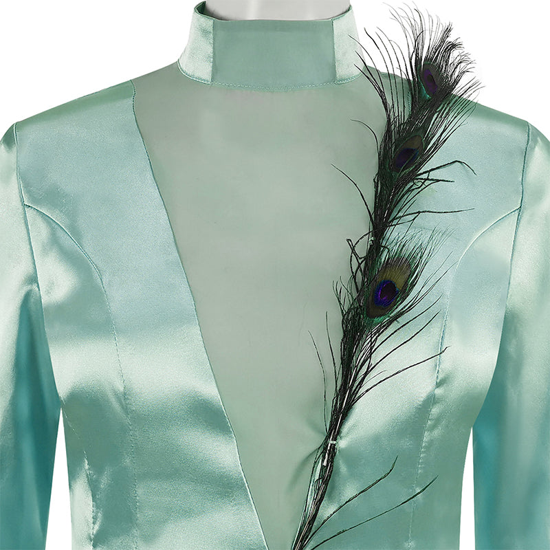 The Gilded Age Season 2 Cosplay Costume Women Green Dress Vintage Ball Gown - Image 6
