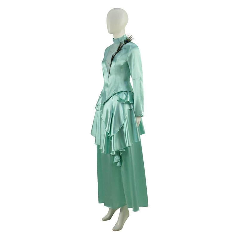 The Gilded Age Season 2 Cosplay Costume Women Green Dress Vintage Ball Gown - Image 3