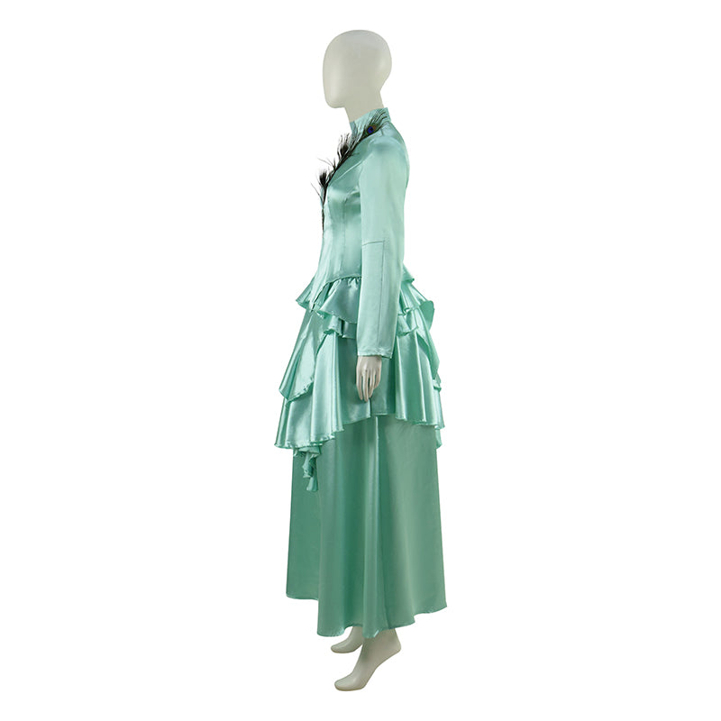 The Gilded Age Season 2 Cosplay Costume Women Green Dress Vintage Ball Gown - Image 4