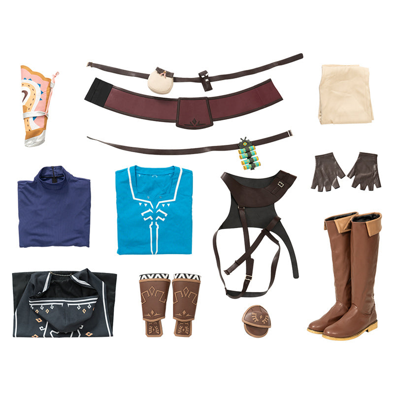 The Legend of Zelda: Tears of the Kingdom Link Cosplay Costume Adventure Game Suit - Image 12