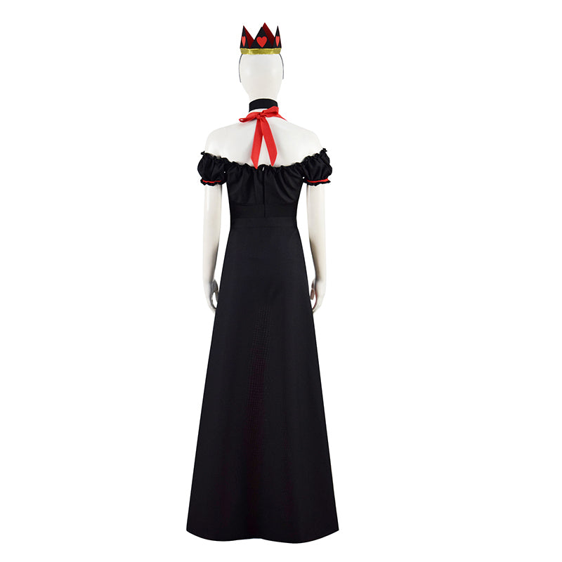 Alice in Wonderland Queen of Hearts Cosplay Costume Red Heart Princess Halloween Fancy Dress - Image 5
