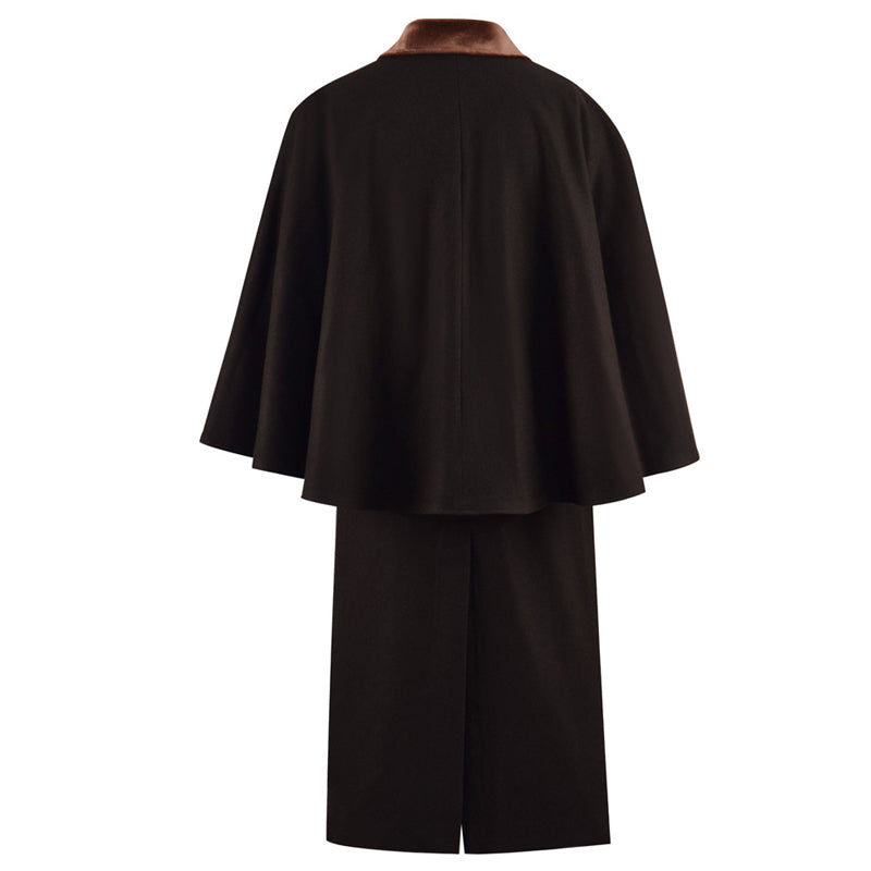 Third Doctor Brown Cape Doctor Who Costumes 3rd Doctor Cloak Outfits - Image 4