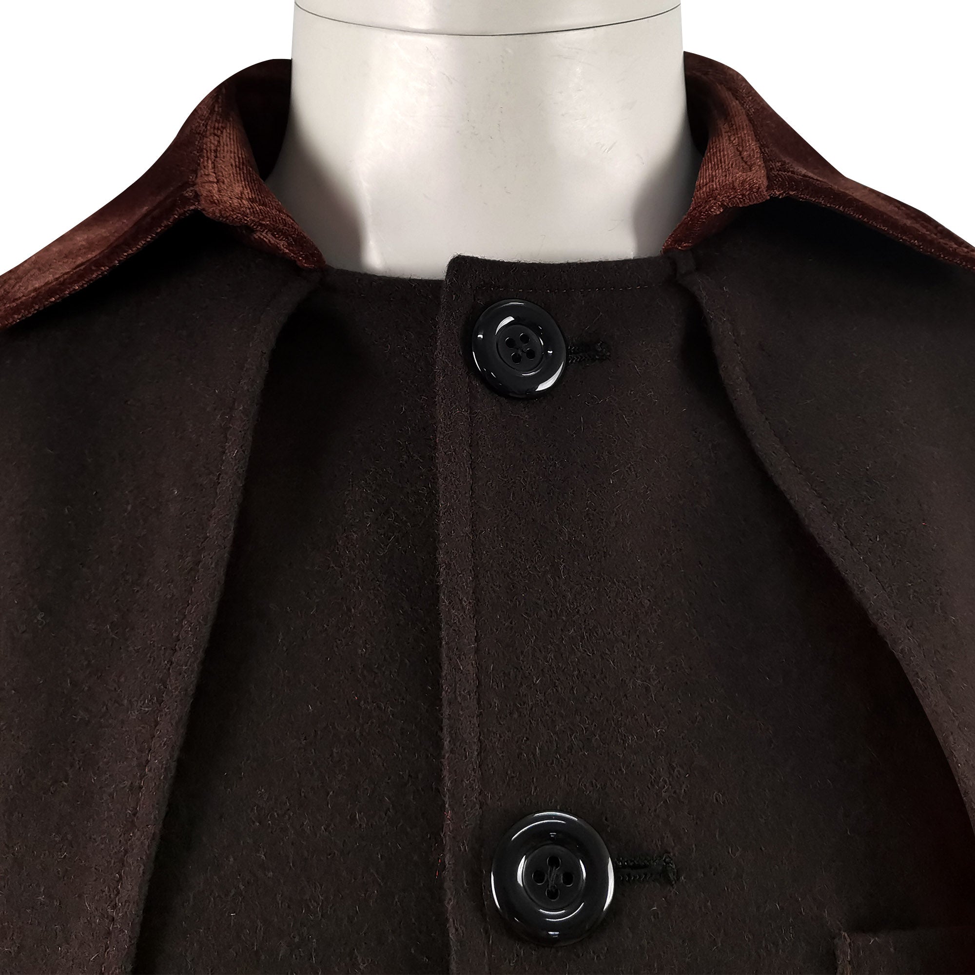 Third Doctor Brown Cape Doctor Who Costumes 3rd Doctor Cloak Outfits - Image 6