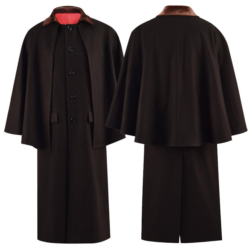 Third Doctor Brown Cape Doctor Who Costumes 3rd Doctor Cloak Outfits