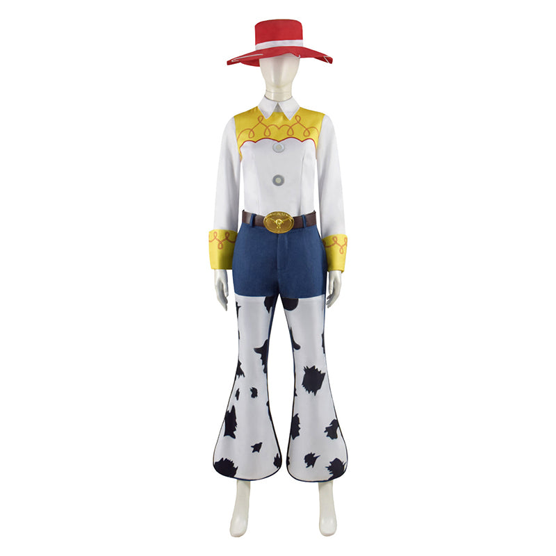 Toy Story 2 Jessie Costume Disney Anime Cowgirl Cosplay Halloween Carnival Suit - Image 2