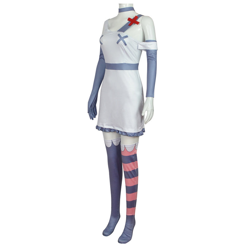 Hazbin Hotel Vaggie Cosplay Costume Anime Vaggie Uniform Halloween Carnival Suit - Image 4