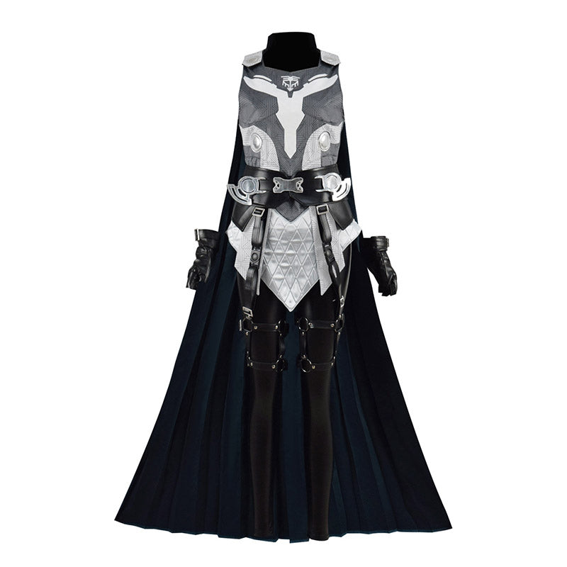 Thor Love and Thunder Valkyrie Costume Female Thor Cosplay Halloween Battle Suit - Image 3