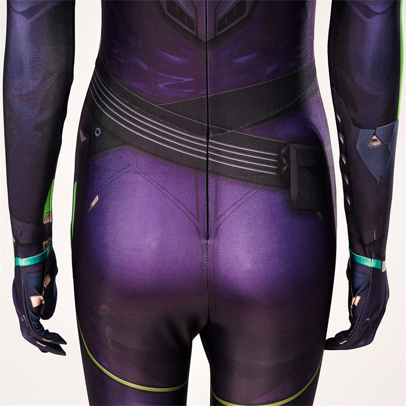 Game Valorant Agent Viper Cosplay Costume Supergirl Jumpsuit Halloween Carnival Suit - Image 16