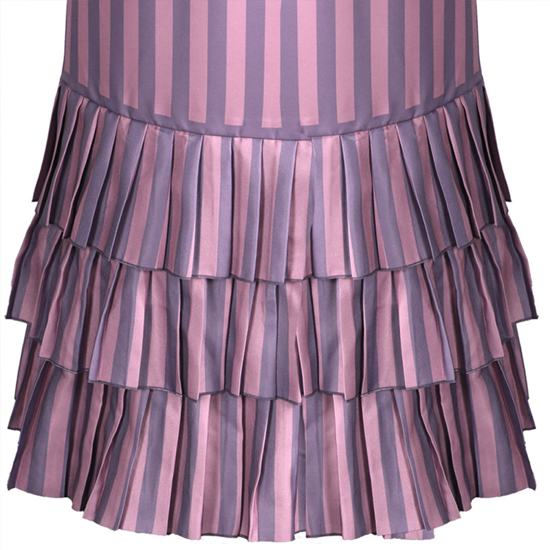 Corpse Bride Victoria Cosplay Costume Tim Burton's Corpse Bride Victoria Everglot Purple Dress - Image 11