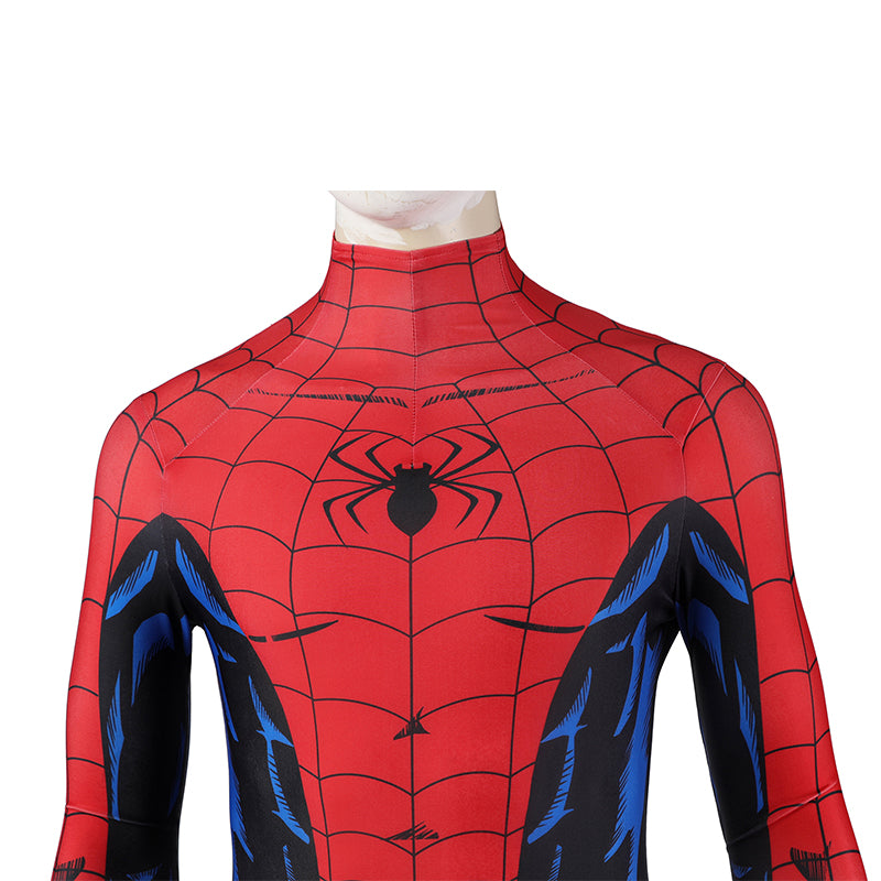 Spider-Man Ps5 Cosplay Costume Spider-man Vintage Comic Book Suit Jumpsuit Mask - Image 9