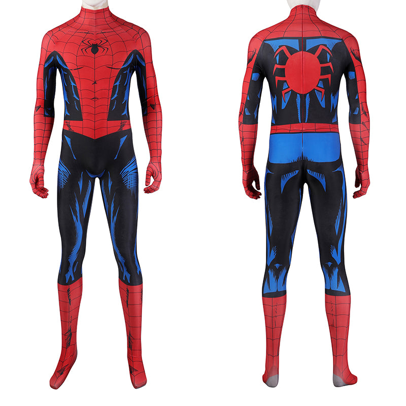 Spider-Man Ps5 Cosplay Costume Spider-man Vintage Comic Book Suit Jumpsuit Mask - Image 3