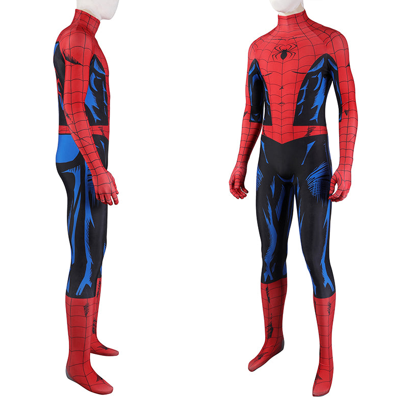 Spider-Man Ps5 Cosplay Costume Spider-man Vintage Comic Book Suit Jumpsuit Mask - Image 4