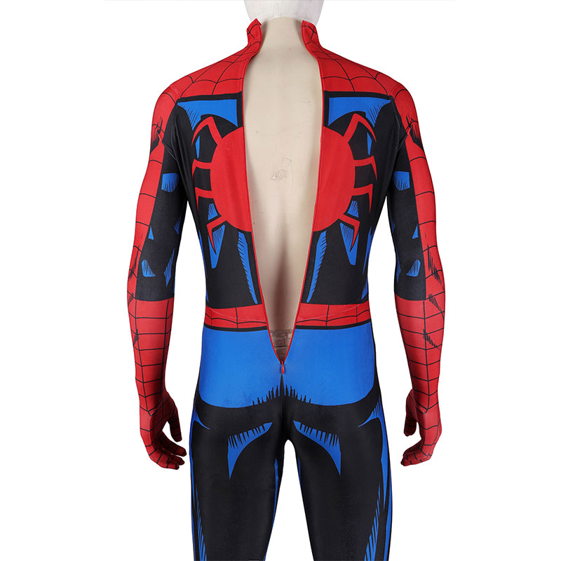 Spider-Man Ps5 Cosplay Costume Spider-man Vintage Comic Book Suit Jumpsuit Mask - Image 5