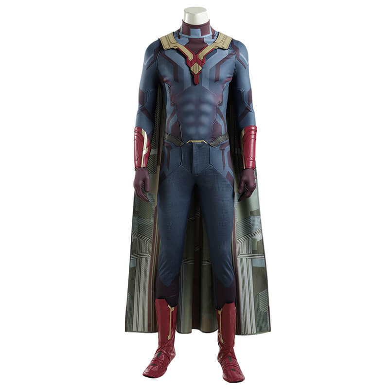 WandaVision Costume Vision Jumpsuit Superhero Cosplay Costume