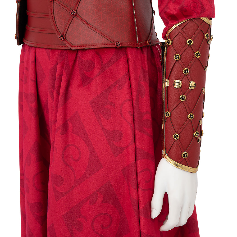 Hela Ten Rings Cosplay Costume What If Season 2 Hela Red Battle Suit - Image 19