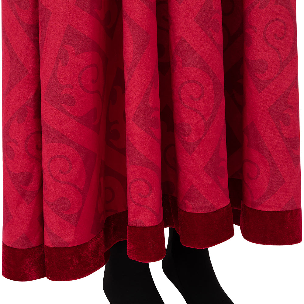 Hela Ten Rings Cosplay Costume What If Season 2 Hela Red Battle Suit - Image 20