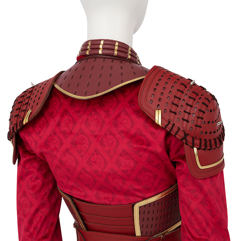Hela Ten Rings Cosplay Costume What If Season 2 Hela Red Battle Suit - Image 9