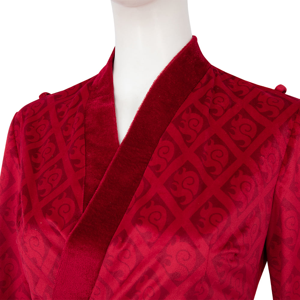 Hela Ten Rings Cosplay Costume What If Season 2 Hela Red Battle Suit - Image 16