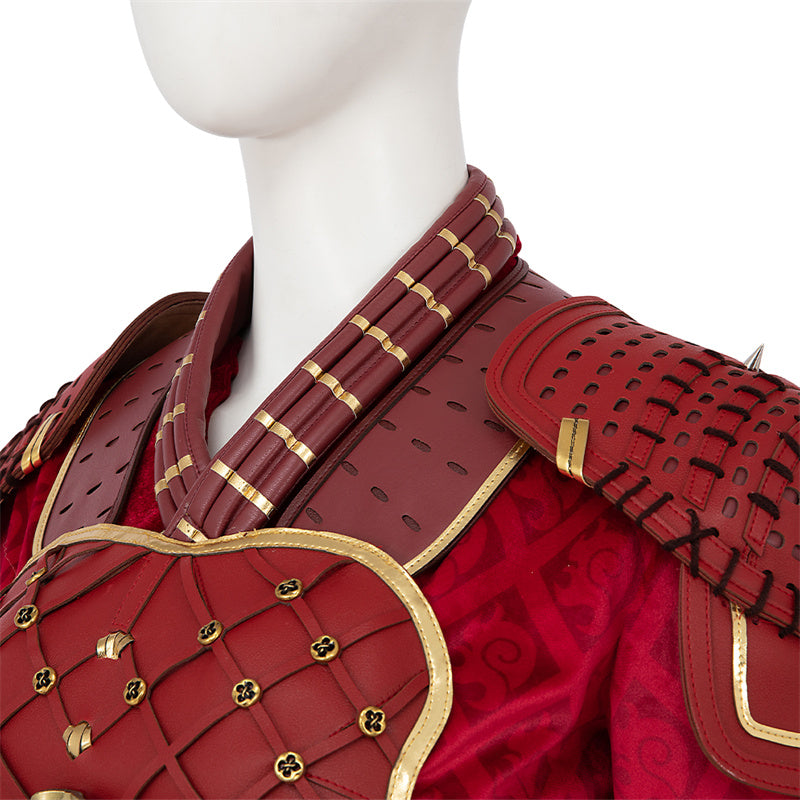 Hela Ten Rings Cosplay Costume What If Season 2 Hela Red Battle Suit - Image 11