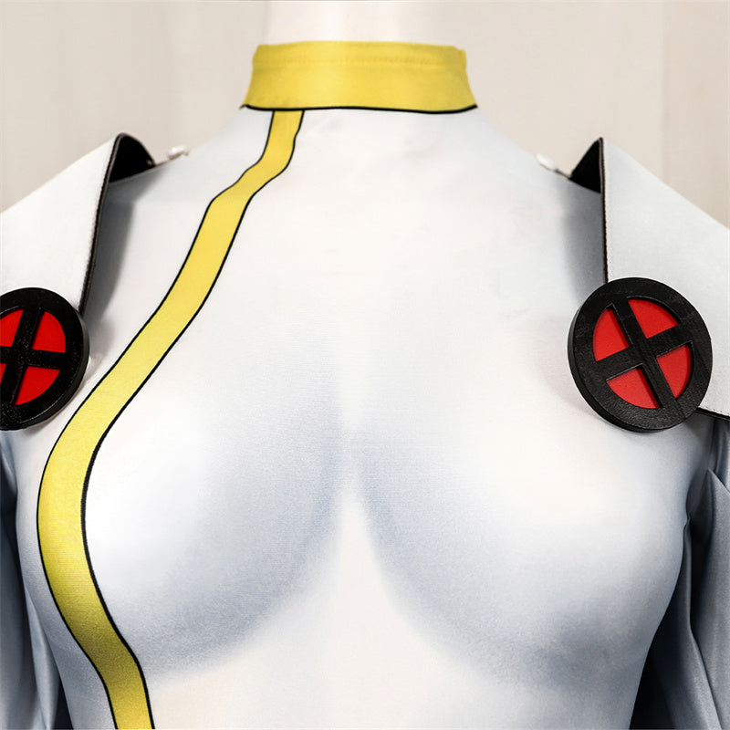 X-Men 97 White Storm Cosplay Costume Ororo Munroe Storm Jumpsuit Cloak Suit - Image 12
