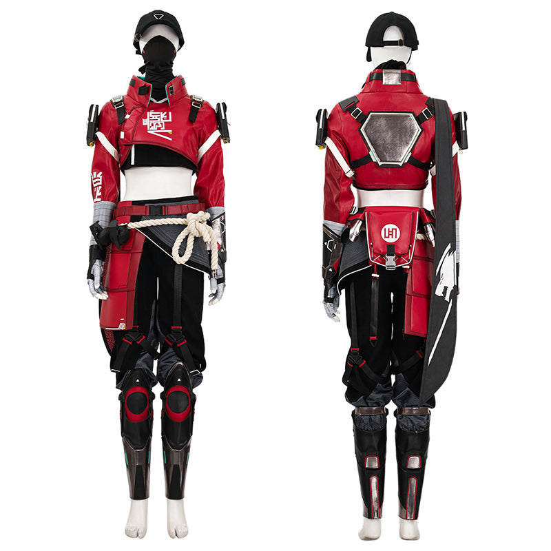 Street Smart Wraith Cosplay Game Apex Legends Costume Halloween Party Suit - Image 4