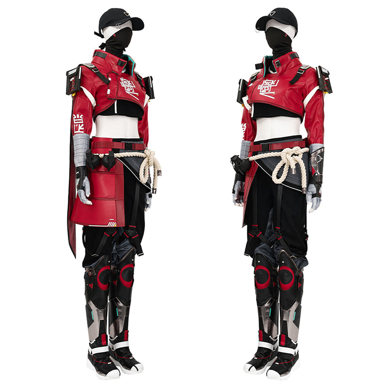 Street Smart Wraith Cosplay Game Apex Legends Costume Halloween Party Suit - Image 3