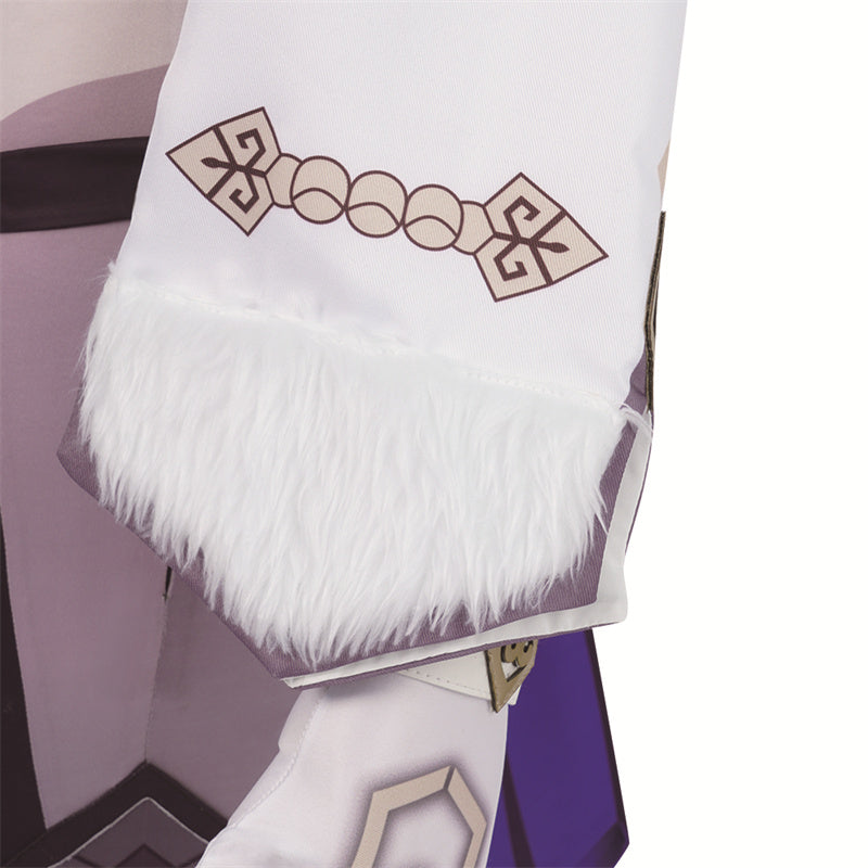 Genshin Impact Yelan Cosplay Costume Gameplay Character Yelan Night Orchid Purple Uniform Halloween Party Suit - Image 17